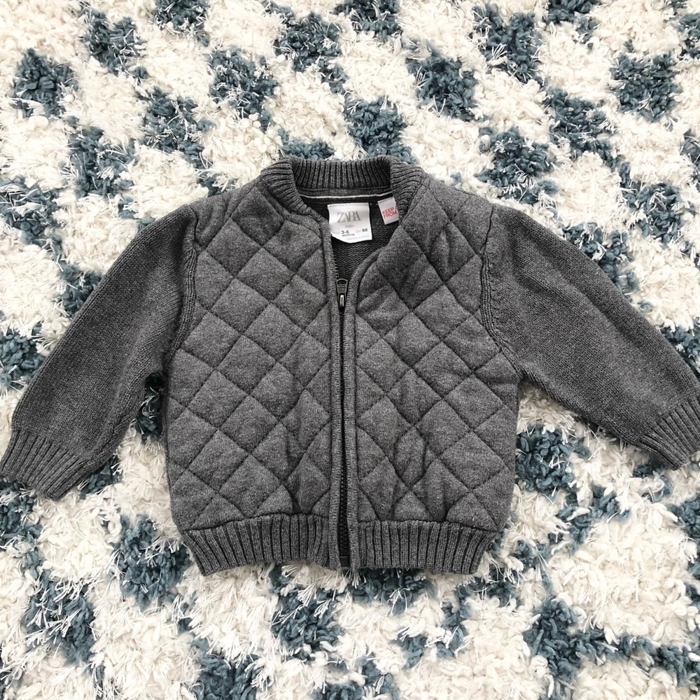 Zara zip up sweater